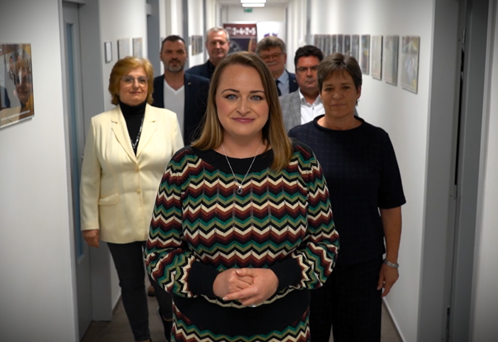 Monika Uhlerová a vedenia odborárov